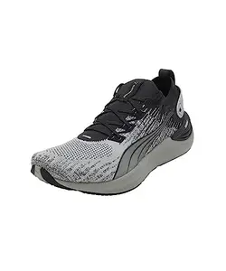Puma Mens Electrify Nitro 3 Knit Dark Coal-Concrete Gray Running Shoe - 11 UK (37908403)