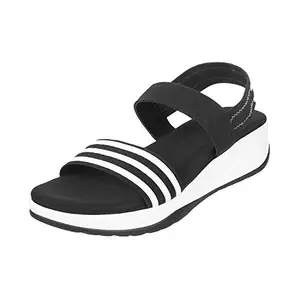 Metro Womens Synthetic Black Sandals (Size (5 UK (38 EU))