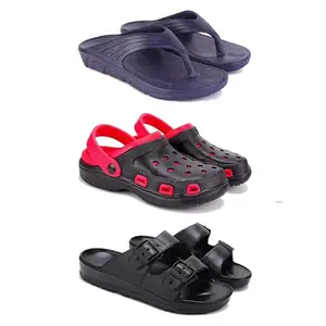 DRACKFOOT Men's Sandals | Lightweight Wear| Stylish & Easy to Wear For Men'S GRT-SAN-(3-COMBO)-3153-3017-3115-8