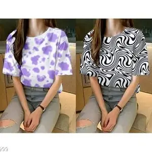 Trendy Women’s T-Shirt – Soft, Stylish, and Comfortable Tee for Everyday Fashion and Casual Wear Design No SH-P3144-L