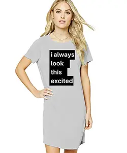 Stylish Cotton Blend Printed T-Shirt for Women | Casual Wear | Soft & Comfortable Fabric | Trendy Short Sleeve (Grey_X-Small_Pack of 1)#479