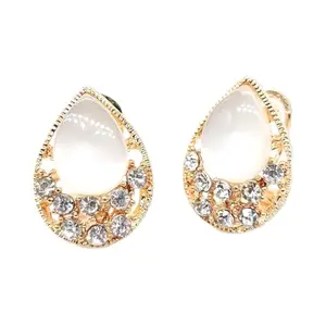 MAGICKAL MOON Women Jewellery Crystal Stud Earrings For Women and Girls (1 Pair)__092