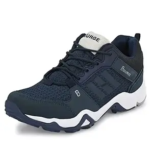 Bourge Men's Loire-Z151 Navy and Grey Running Shoes-6 (Loire-320-06)