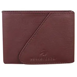 pocket bazar Men's Wallet Brown Artificial Leather Money Wallet (5 Card Slots)