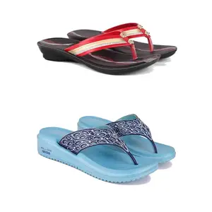 Women's Sandals | Lightweight Wear| Stylish & Easy to Wear For Women'S GRP-SAN-(2-COMBO)-1958-1888-5-EURO-36