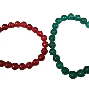 Cuonna Gems Gallery Lovingly Combo Budh Pachu Ratna Emerald Bracelet And Ruby Stone Bracelets Original Certified एमराल्ड ब्रेसलेट और माणिक स्टोन ब्रेसलेट Manikya Bracelet Or Panna Bracelet For Women