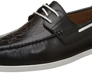 Bata Men's Jeremiah Black Boat Shoes - 9 UK/India (43 EU)(8546031)
