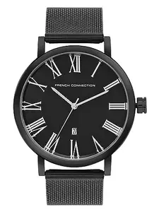 French Connection Spring-Summer 2023 Analog Black Dial Men's Watch-FCN00045G