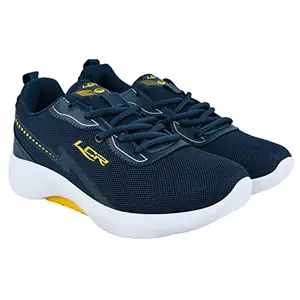 Lancer THUNDER-32BGN-MST Men's Green/Yellow Sports & Outdoor Running Shoes