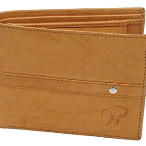 Pranjals House Genuine Leather Wallet for Men's/Boy's-Brown