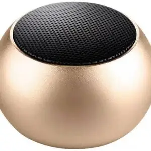 NAFS Colorful Wireless Bluetooth Speakers Mini Electroplating Round Steel Speaker