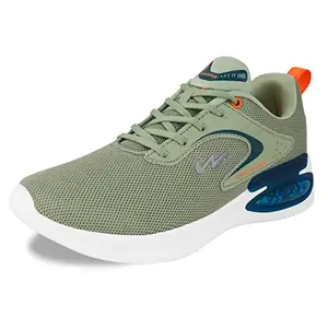 Campus Men's Aries GRN.Tint/F.ORG Running Shoes -6UK/India 1 Pair