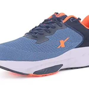 Sparx Men SM-776 Bluish Grey Neon Orange Sports Shoes (SX0776G_GBNO_0010)