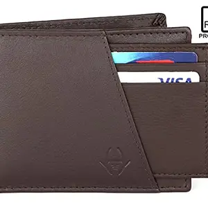 HideChief Brown Premium Genuine Leather Wallet(HCRW327)