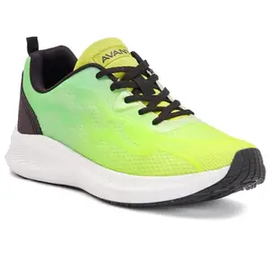 AVANT Men's Falcon Running Shoes-Lime Green-UK 8