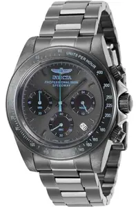 Invicta Men's Analog Gunmetal Dial Watch-27772,Band-Color: Black