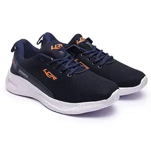 Lancer Mens ACTIVE-104 Blue Running Shoe - 7 UK (ACTIVE-104NBL-ORG-7)