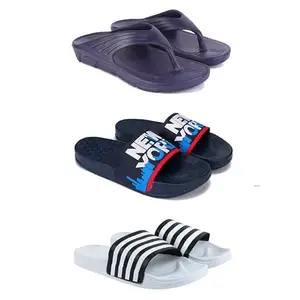 DRACKFOOT Men's Sandals | Lightweight Wear| Stylish & Easy to Wear For Men'S GR-SAN-(3-COMBO)-3153-1587-3026-8