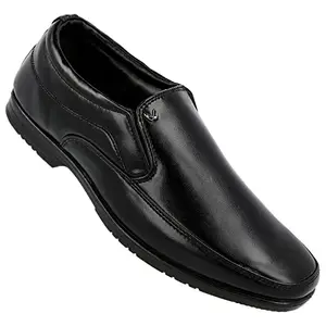 WALKAROO Gents Black Formal Shoe (WF6010) 10 UK
