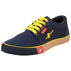 Sparx Men SM-175 Navy Blue Yellow Casual Shoes (SC0175G_NBYL_0009)