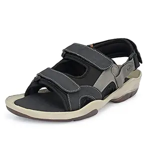 Centrino Men's 9912 Black Sandal_10 UK (9912-01)