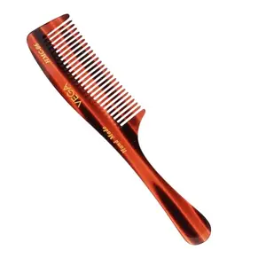 Vega Tortoise Shell Grooming Hair Comb,Handmade, (India's No.1* Hair Comb Brand)For Men and Women, (HMC-06)