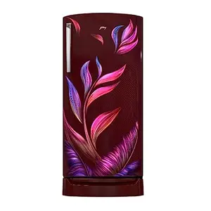 Godrej 180 L 3 Star Direct Cool Turbo Cooling Technology With Upto 24 Days farm Freshness Single Door Refrigerator With Base Drawer (RD EMARVEL 207C TDF FU WN, Fusion Wine)