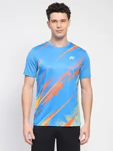 YONEX Badminton Apparel Tshirt Round Neck M 2877 French Blue XL/8903224458638