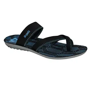AJANTA Royalz Black Colour Synthetic Men's Regular Chappal PU1051-8