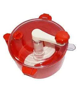 UK Enterprise Automatic Non Electric Dough Maker Machine Atta Maker for Kitchen (Red)