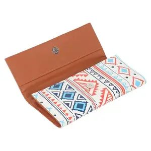 ShopMantra Wallet for Women's | Women's Wallet |Clutch | Vegan Leather | 11 Cards 1 ID Slot | 2 Notes and 1 Coin Compartment |Magnetic Closure | Multicolor.
