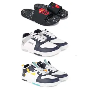 DRACKFOOT Men's Sports Shoes | Lightweight Stylish & Easy to Wear for Men'sGRT-SPO-(3-Combo)-3034-1075-1074-8 Multicolor