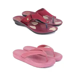 Women's Comfortable Sandal,Casual Lightweight Sandal for Everyday Wear I (Combo 2)-1974-1980-5-EURO-36