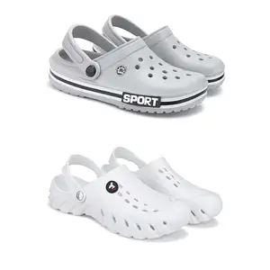 DRACKFOOT Men's Sandals Clogs| Lightweight Wear| Stylish & Easy to Wear For Men'S GR-SAN-(2-COMBO)-3016-3145-10