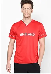 T10 Sports Men's England Soccer Jersey Medium - Red
