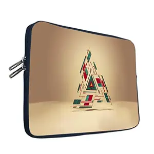 TheSkinMantra Tringle Art Chain Laptop Sleeve Bag Compatible for Screen Size 11.1 inches Laptop/All Ipad Models Including 12.9