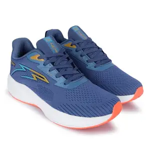 Lancer Mens FLASH-29SGRY-AQUA Blue Running Shoe, 6