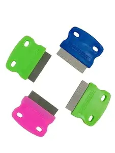 Eship Stainless Steel Lice & Nit Comb – 100% Effective Anti-Lice Remover for All Hair Types – Reusable, Boilable, Ergonomic Handle (Pack of 1)