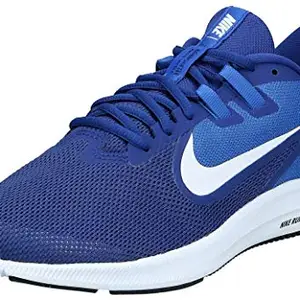 Nike Men's Downshifter 9 Deep Blue/White-Game Royal-Black Running Shoes-8 UK (42.5 EU) (9 US) (AQ7481-400)