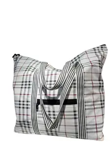 Women's Lightweight Foldable Rexine Travel Handbag Picnic Bag | Shopping Bag |for Woman, Girls