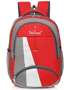 Success Luggage Collage bag/School bag/Laptop bag 15.6inch /Bag pack/Backpacks for Men and Women Boy Girls (Red)