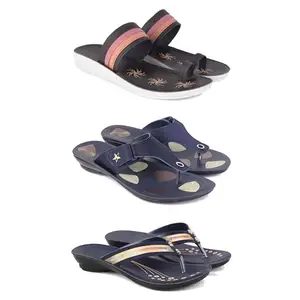 Women's Sandals | Lightweight Wear| Stylish & Easy to Wear For Women'S PCV-SAN-(COMBO-3)-1992-1973-1957-5