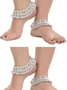 Silver Anklet Silver Anklet (Pack of 2)