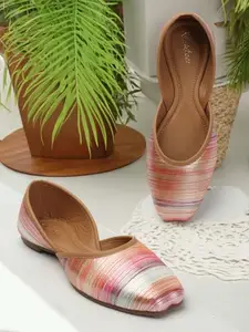 Picktoes PT-S87 Women's Pink Synthetic Leather Casual Flat Sandal