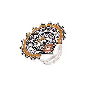 Voylla Sanwari Half Moon Ring|Everyday|Festive|Wedding|Gift for Women|
