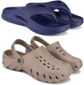 BERSACHE Extra Soft Classic Casual Flip Flops for Men with Regular wear | Ultra Soft & Flexibility Technology | Z-Combo(MM)-6060-6001 Multicolor