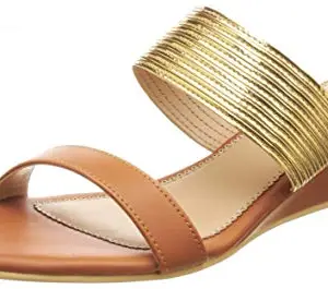 Bata womens ERIKA MULE Light Brown Slipper - 4 UK (6713172)