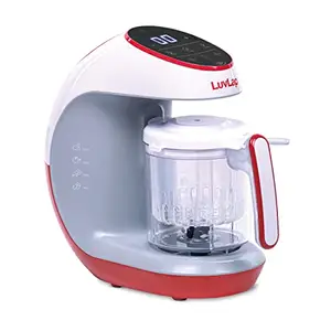 LuvLap Regal Advanced+ Baby Food Processor, Combined steamer and blender, Digital Touch panel, Ideal for Baby Food, BPA