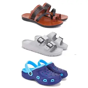 DRACKFOOT Men's Sandals | Lightweight Wear| Stylish & Easy to Wear For Men's GRT-SAN-(3-COMBO)-3151-3114-3019-9