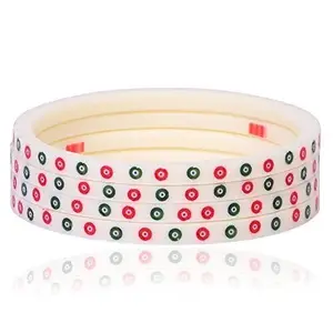 ERAM BANGLES White Designer With Seep Dots Boondi Design || Bridal Dulhan || Punjabi Chudi || Fashion Jewellery Chudi Set || Regular Wear Churi for Women & Girl || (2.8)